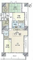 リビンコートプライム京山 3SLDKの間取図画像