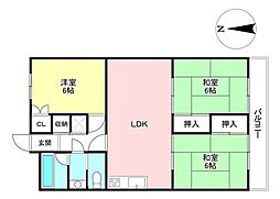 間取図画像 3LDK