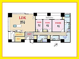 間取図画像 3LDK
