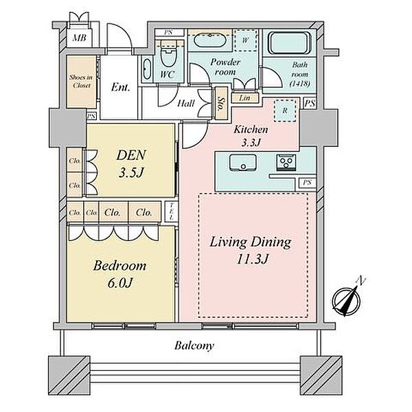 間取りを拡大表示