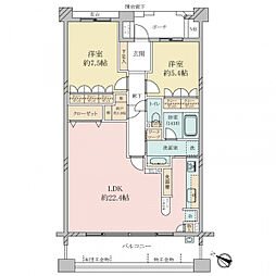 間取図画像 2SLDK