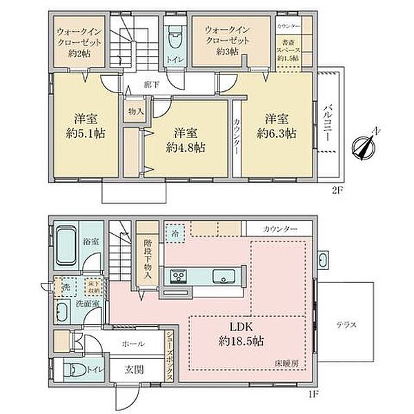 間取りを拡大表示