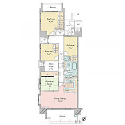 セレナヴィータ新浦安E棟 4SLDKの間取図画像