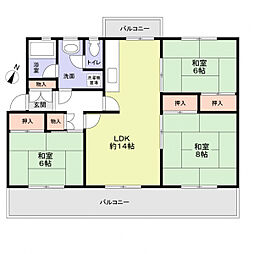 間取図画像 3LDK