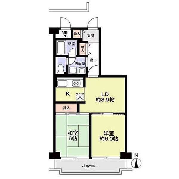 間取りを拡大表示