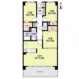 間取図画像 3LDK