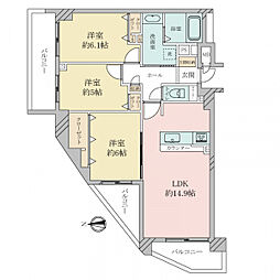間取図画像 3LDK