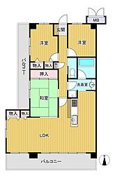 間取図画像 3LDK
