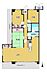 間取り：３ＬＤＫ、専有面積８７．８１m2、バルコニー２２．１１m2、南・西角部屋、最上階！