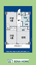間取図画像 2DK