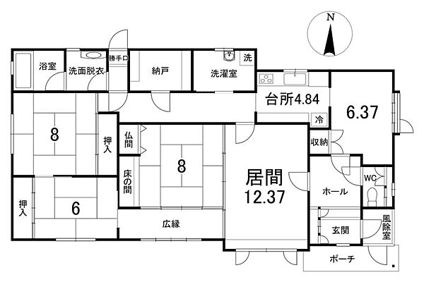 間取りを拡大表示