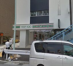 【コンビニエンスストア】ローソンストア100　新宿一丁目店まで598ｍ