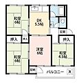 神陵台北住宅64号棟4階4.8万円