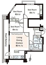 間取図画像 3LDK