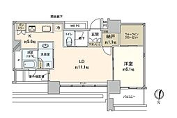 間取図画像 1SLDK
