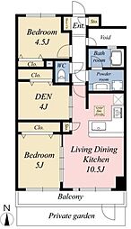 間取図画像 2SLDK