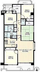 チサンマンション戸田 4LDKの間取図画像