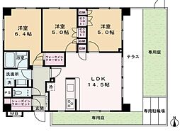 アイディーコート蕨パークアベニュー 3LDKの間取図画像