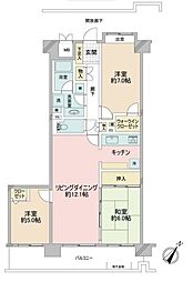 モア・クレスト大宮堀の内 3LDKの間取図画像