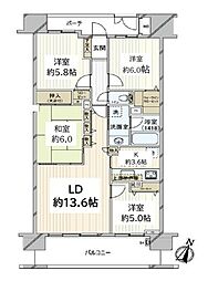 セントラルスウィート大宮桜木町 4LDKの間取図画像