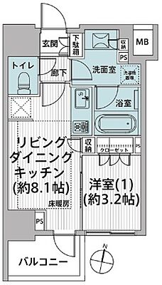 間取り オープンレジデンシア大宮フロント 3階/-