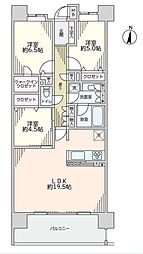 ビクトリアアネーロ大宮 3LDKの間取図画像