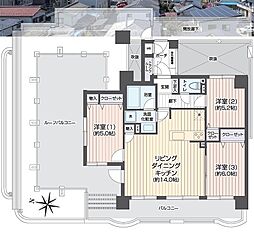 間取図画像 3LDK