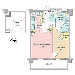 間取図画像 1SLDK