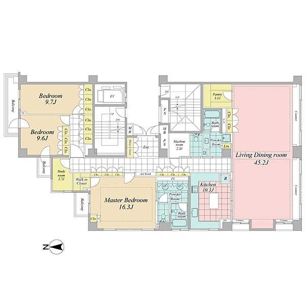 間取りを拡大表示