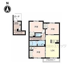 間取図画像 3LDK