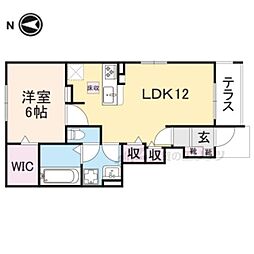 MUKO7-SKT-2East 1LDKの間取図画像