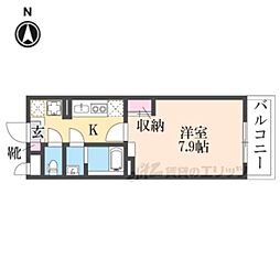 エルピスN4 1Kの間取図画像