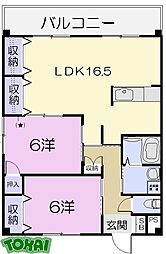 🉐敷金礼金0円！🉐アシスト笹笛B棟