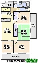センチュリーハイランド 4LDKの間取図画像