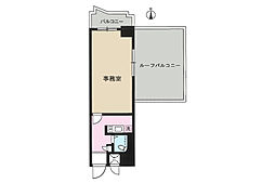 ライオンズプラザ平塚 1Kの間取図画像