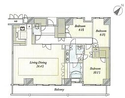 間取図画像 3LDK