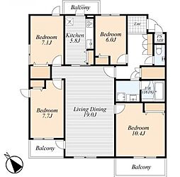 間取図画像 4LDK