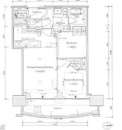 ザ・豊海タワー マリン&スカイ 2LDKの間取図画像