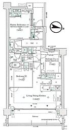 パークシティー高田馬場 3LDKの間取図画像