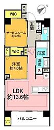 エクセレントシティ永福町駅前 1SLDKの間取図画像