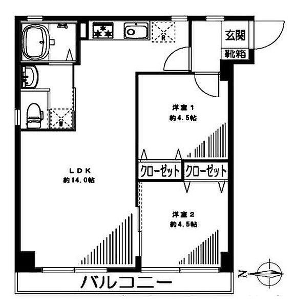 間取りを拡大表示