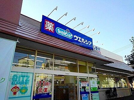 ウエルシア大田上池台店 徒歩6分。 430m