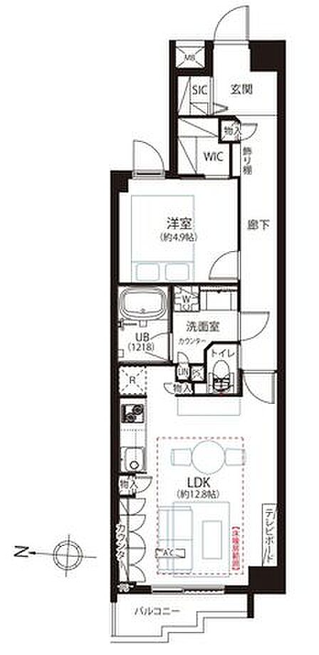 新規フルリノベーション済みの室内。大切なペットと暮らせるお部屋です（細則有）