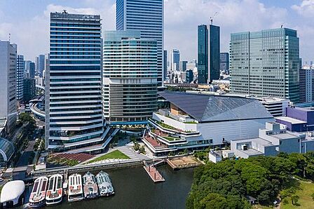 ウォーターズ竹芝 徒歩14分。 1100m