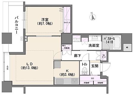 収納スペースの多いお部屋で、お荷物が多いご家庭も安心ですね。シューズインクローゼットもあり、玄関周りもスッキリと片付けることが出来ます。ペット飼育可(細則あり)