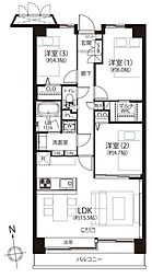 間取図画像 3LDK
