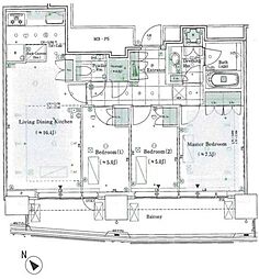 間取図画像 3SLDK
