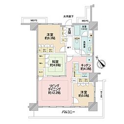 間取図画像 3LDK