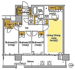 間取図画像 3LDK