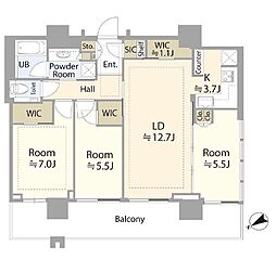 間取図画像 3LDK